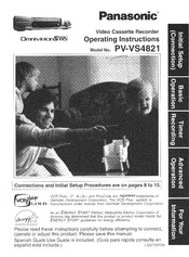 Panasonic Omnivision PV-VS4821 Operating Instructions Manual