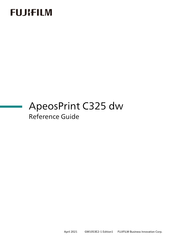 FujiFilm ApeosPrint C325 dw Reference Manual
