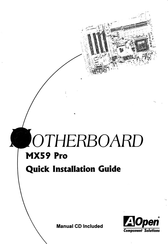 AOpen MX59 Pro Quick Installation Manual