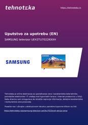 Samsung UE43TU7022KXXH User Manual