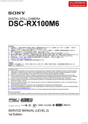 Sony Cyber-shot DSC-RX100M6 Service Manual