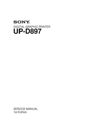 Sony UP-D897 Service Manual