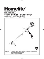 Homelite HBC25SJSN Original Instructions Manual