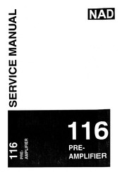NAD 116 Service Manual