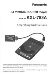 Panasonic KX-L783A Operating Instructions Manual