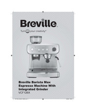 Breville VCF126X Instructions For Use Manual