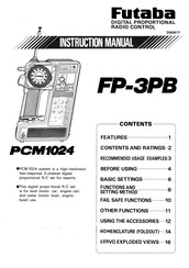 FUTABA PCM1024 Instruction Manual