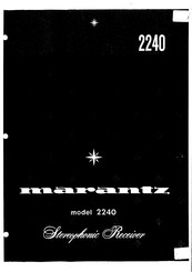 Marantz 2240 Manual