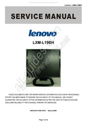 Lenovo LXM-L19BH Service Manual
