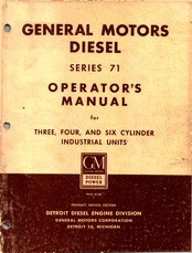 GMC 71 Series Operator's Manual