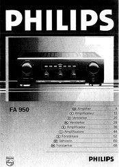 Philips FA 950 Manual