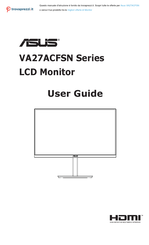 Asus VA27ACFSN Series User Manual