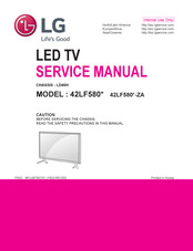 LG 42LF580 ZA Series Service Manual