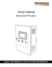 Generac Power Systems Power Zone Pro Sync Owner's Manual