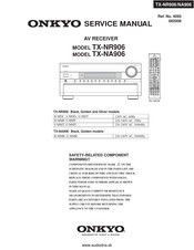 Onkyo TX-NA906 Service Manual