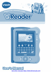 VTech V.Reader User Manual