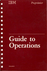 Ibm Proprinter Manual To Operations
