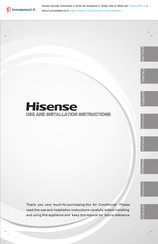 Hisense APC12 Use And Installation Instructions