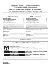 Whirlpool XHP1000XW0 Installation Instructions Manual