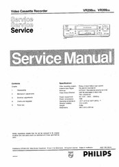 Philips VR299/55 Service Manual