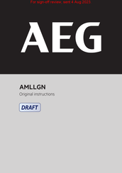 AEG AMLLGN Original Instructions Manual