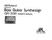 Roland GR-33B Owner's Manual