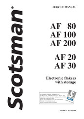 Scotsman AF 100 WS Service Manual