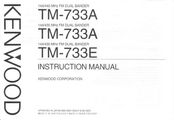 Kenwood TM-733A Instruction Manual