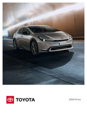 Toyota Prius 2024 Manual