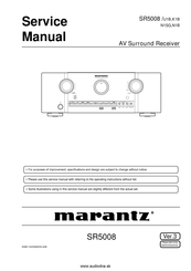 Marantz SR5008/N1SG Service Manual