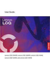 Lenovo LOQ 15IAX9D2 User Manual