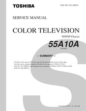 Toshiba 55A10 Service Manual