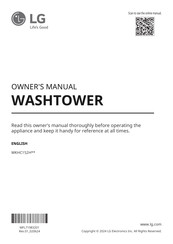 LG WKHC152H Series Owner's Manual