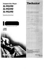 Technics SL-PG390 Operating Instructions Manual