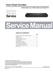 Panasonic HTB4150B/93 Service Manual