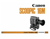 Canon SCOOPIC 16M Instructions Manual