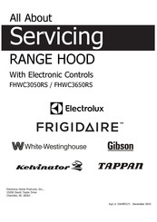 Electrolux FHWC3050RS Servicing