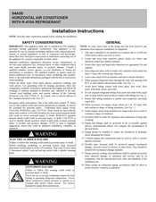 Carrier S4A5S Installation Instructions Manual