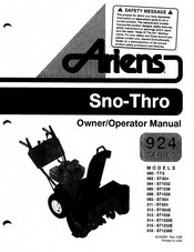 Ariens 311-ST824 Owner's/Operator's Manual