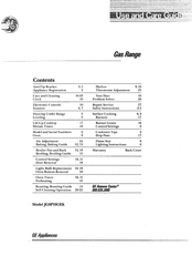 GE JGSPIOGEK Use And Care Manual