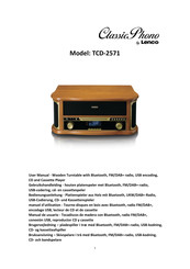 LENCO Classic Phono TCD-2571 User Manual