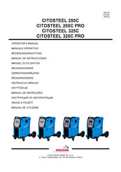 Lincoln Electric OERLIKON CITOSTEEL 255C PRO Operator's Manual