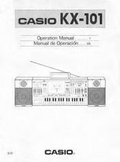 Casio KX-101 Operation Manual