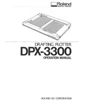 Roland DPX-3300 Operation Manual