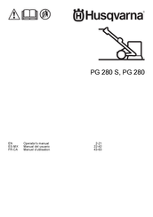 Husqvarna PG 280 S Operator's Manual