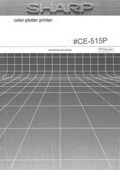 Sharp CE-515P Operating Instructions Manual