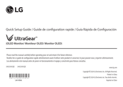 LG UltraGear 39GS95QE Quick Setup Manual