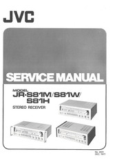 JVC JR-S81M Service Manual