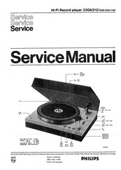 Philips 22GA312/15Z Service Manual
