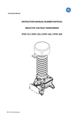 GE OTEF-123 Instruction Manual